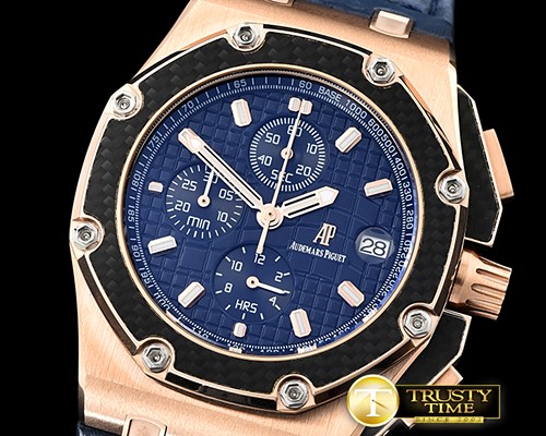 오데마피게 RO Offshore Montoya RG/LE Blue VK Quartz Chronograph -AP0490C