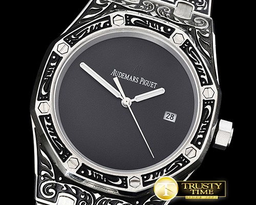 오데마피게 Royal Oak Ref.15400 Custom SS/SS SP Black Jap 821A Mod -AP0493D