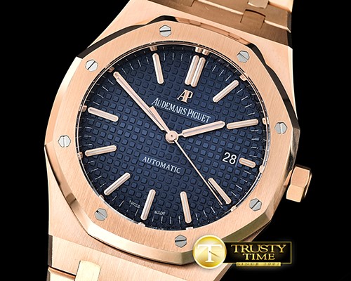 오데마피게 Royal Oak 15400 RG/RG Blue JF V3 MY9015 Mod 3120 -AP0510A