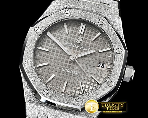 오데마피게 AP Royal Oak 37mm Frosted SS/SS Grey JHF MY9015 -AP0511C