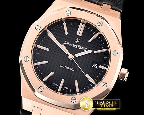 오데마피게 Royal Oak 15400 Wrapped RG/LE Black BP MY9015 Mod 3120 -AP0514B