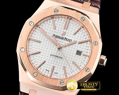 오데마피게 Royal Oak 15400 Wrapped RG/LE2 White BP MY9015 Mod 3120 -AP0514C