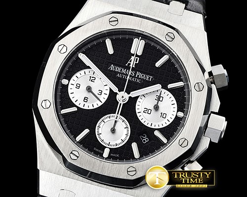 오데마피게 Royal Oak Chronograph 26320ST SS/LE Blk/Wht JHF A7750 -AP0517C