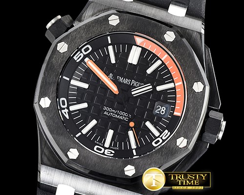 오데마피게 Royal Oak Diver 15707 CER/RU Black XF V2 Asia 23J Mod -AP0523A