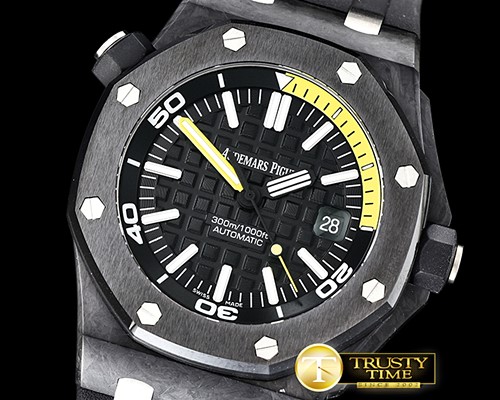 오데마피게 Royal Oak Diver 15706 FC/RU Black XF V2 Asia 23J -AP0525