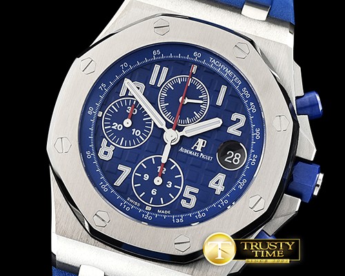 오데마피게 Royal Oak Offshore 2018 SIHH Indigo Blue SS/RU JF A3126 -AP0529