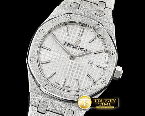 오데마피게 AP Royal Oak 33mm Frosted SS/SS White JHF V2 Swiss Qtz -AP0530C