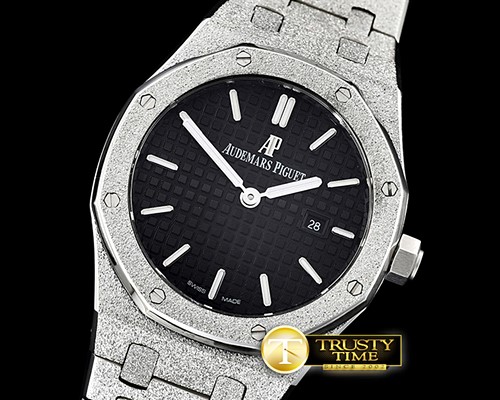 오데마피게 AP Royal Oak 33mm Frosted SS/SS Black JHF V2 Swiss Qtz -AP0530D