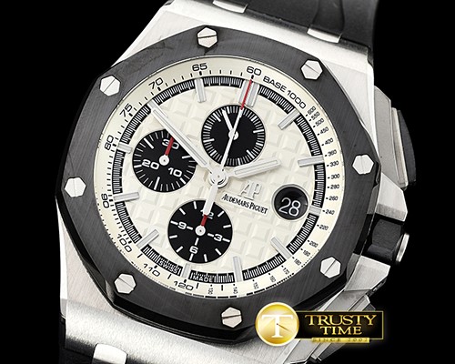 오데마피게 Royal Oak Offshore Novelty CER/SS/RU Wht JF V2 A3126 -AP0535A