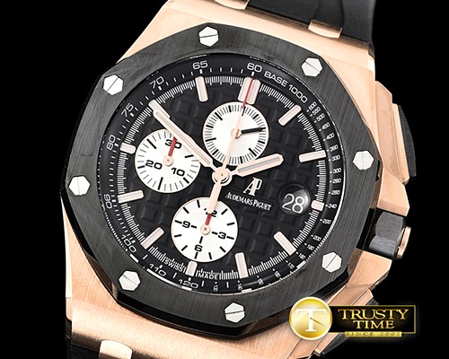 오데마피게 Royal Oak Offshore Novelty CER/RG/RU Blk/Wht JF V2 A3126 -AP0550