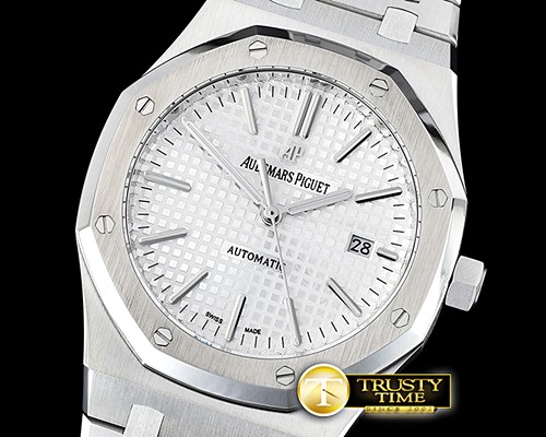 오데마피게 Royal Oak 15400 SS/SS White OMF 1:1 MY9015 Mod 3120 -AP0570B