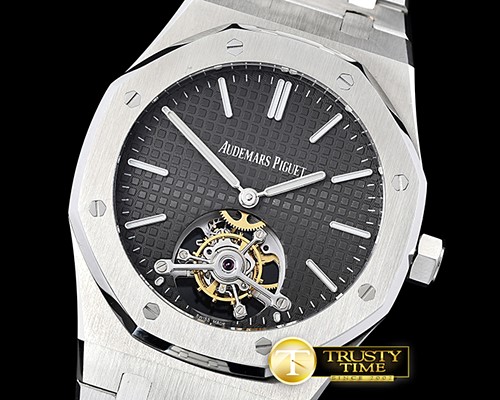 오데마피게 Royal Oak Extra Thin Tourb SS/SS Grey JF Flying Tourb -AP0573