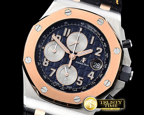 오데마피게 AP ROO Bucherer Edition RG/SS/LE Blue JF A3126 Mod -AP0578