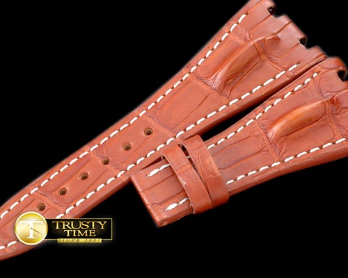 오데마피게 Gen Croc Brown Horn Back Strap for AP Watches -APACC013A