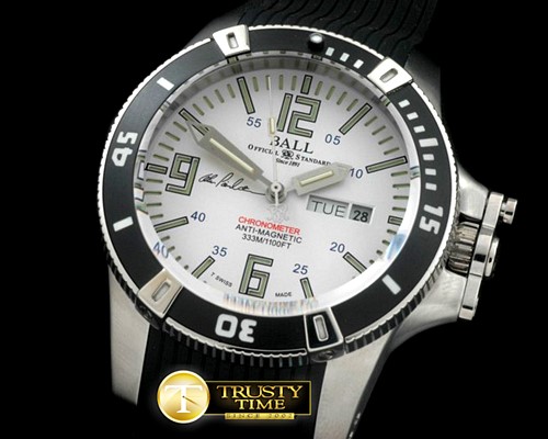  Hydrocarbon DayDate SS/RU White JMiyota 8205 -BALL001B