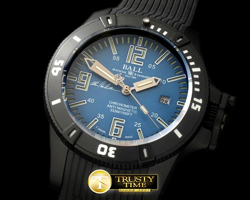  Hydrocarbon DayDate PVD/RU Blue JMiyota 8205 -BALL003B