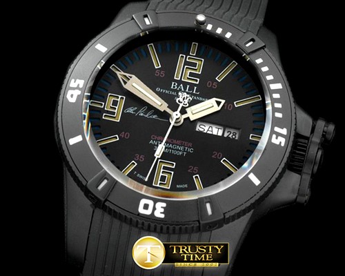 BALL Hydrocarbon DayDate PVD/RU Black JMiyota 8205 -BALL004F