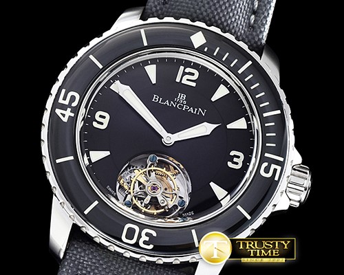 블랑팡 Blancpain Fifty Fathoms SS/NY Tourbillon Asia HW Tourb -BLP027