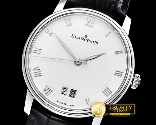 블랑팡 Blancpain Villeret Grande Date SS/LE White Num MY9015 -BLP032B