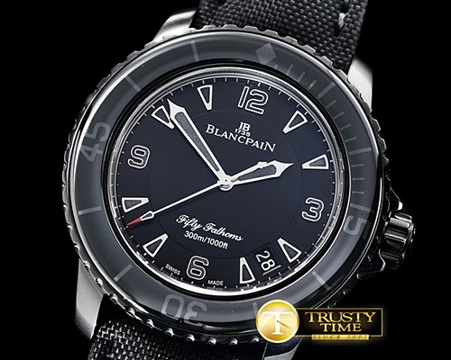 블랑팡 Blancpain Fifty Fathoms Dark Knight PVD/NY Blk ZF A23J -BLP035