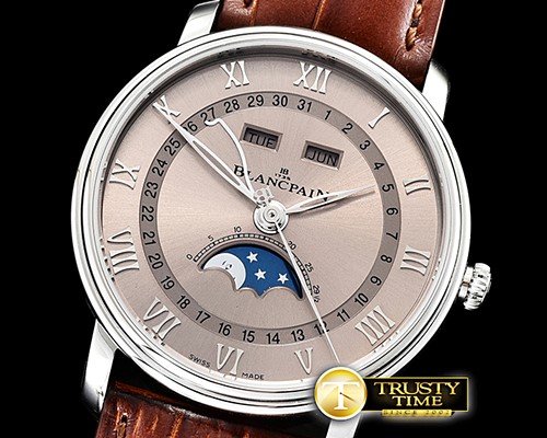 블랑팡 Villeret Complications SS/LE Brown OMF V2 Miyota 9015 -BLP046B