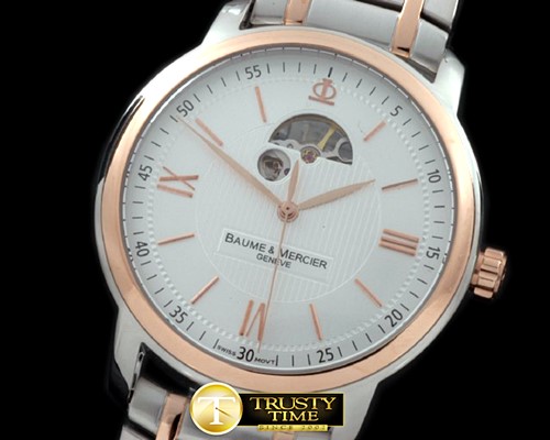 보메 메르시에 Classima Exec SS/RG White Asian 2824 -BM007A