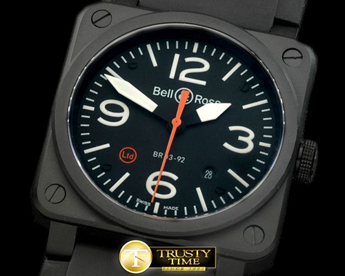 벨&로스 BR0392 PVD/RU Black Jap M9015 -BR078A