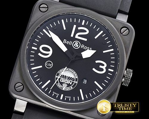 벨&로스 BR0392 Gendarmerie GIGN Ed. PVD/RU Black Miyota 9015 -BR090A