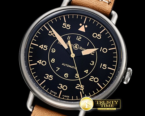 벨&로스 Bell Ross WW192 Heritage SS/LE Black/Org Miyota 9015 -BR100A