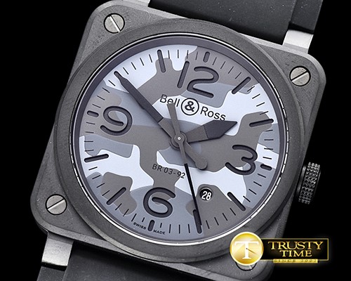 벨&로스 Bell Ross BR0392 Black Camo PVD/LE Grey Miyota 9015 -BR101B