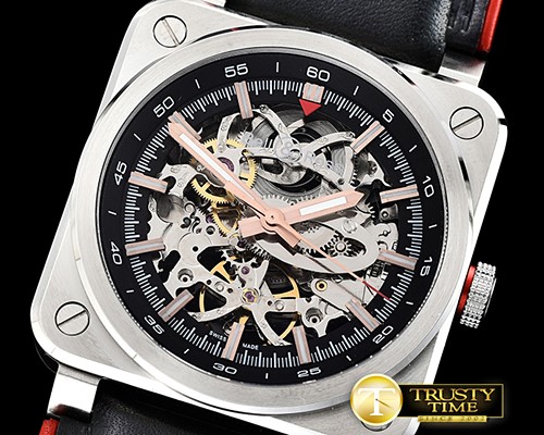 벨&로스 BR0392 Aero GT SS/LE Skeletonal Rose Miyota 9015 -BR103A