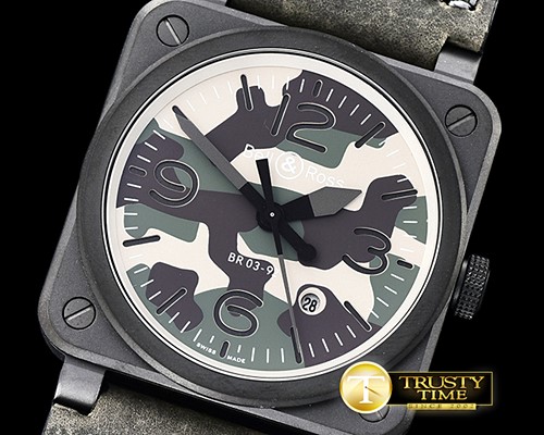 벨&로스 Bell Ross BR0392 Green Camo PVD/LE Green Miyota 9015 -BR107A