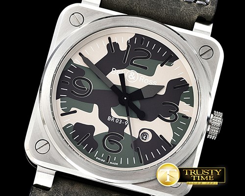 벨&로스 Bell Ross BR0392 Green Camo SS/LE Green Miyota 9015 -BR107B