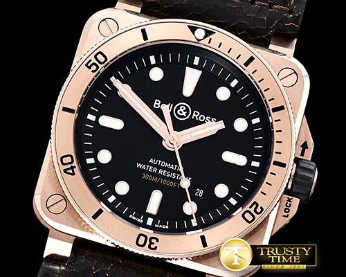 벨&로스 BR0392 42mm Diver RG/LE Black/Stk 1:1 Miyota 9015 -BR110C