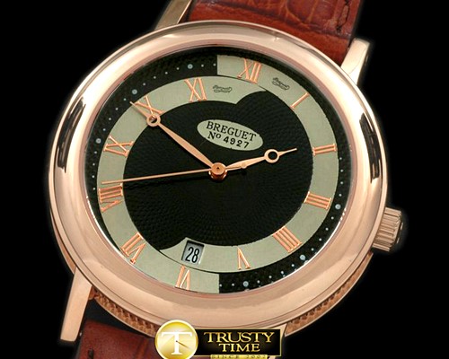 브레게 Classique Automatic 4927 RG/LE Black Asian Eta -BRE043D