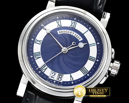 브레게 Breguet Marine Big Date Ref.5222 SS/LE Blue/Rmn A2892 -BRE074A