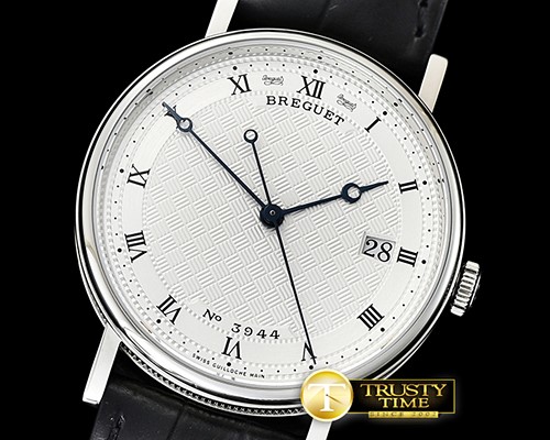 브레게 Classique Series SS/LE White/Rmn Chk Miyota 9015 Mod -BRE085B