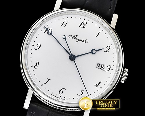 브레게 Classique Series SS/LE White/Num Miyota 9015 Mod -BRE085C
