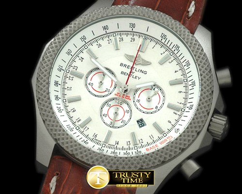 브라이틀링 Bentley Barnato Chrono SS/LE White Jap OS20 Qtz -BSW0160B