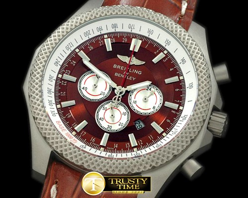 브라이틀링 Bentley Barnato Chrono SS/LE Brown Jap OS20 Qtz -BSW0160C