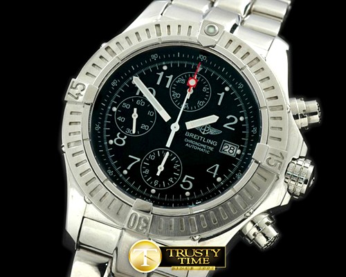 브라이틀링 Chrono Avenger V2 SS/SS Black A7750 28800 -BSW0163B