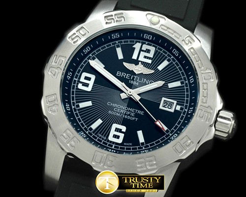 브라이틀링 Colt 44 SS/RU Black Stk/Num Jap OS Quartz -BSW0167B