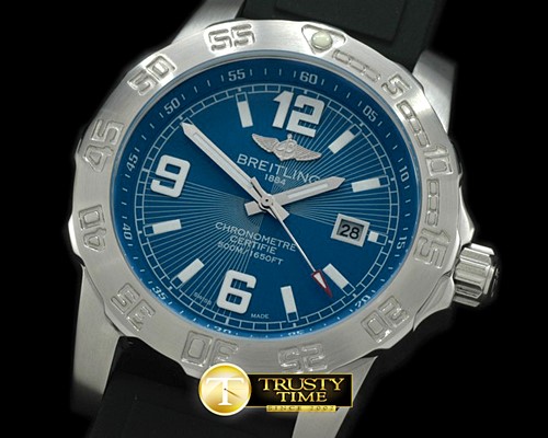 브라이틀링 Colt 44 SS/RU Blue Stk/Num Jap OS Quartz -BSW0167C