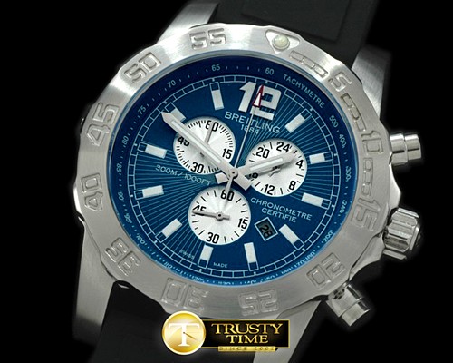 브라이틀링 Colt Chronograph SS/RU Blue Stk/Num Japanese OS Qtz -BSW0168C