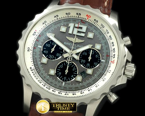 브라이틀링 Chronospace SS/LE Graphite A7750 28800bph -BSW0181