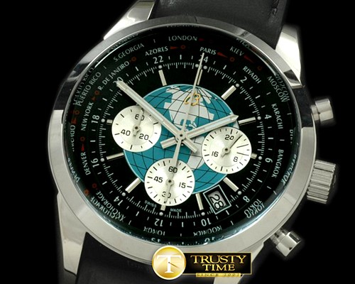 브라이틀링 TransOcean Unitime Chrono SS/LE Black Jap OS20 Qtz -BSW0187A
