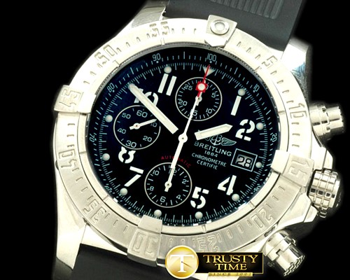 브라이틀링 Avenger SS/RU Black A7750 28800 -BSW0190A