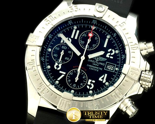 브라이틀링 Avenger SS/RU Black A7750 28800 -BSW0191A
