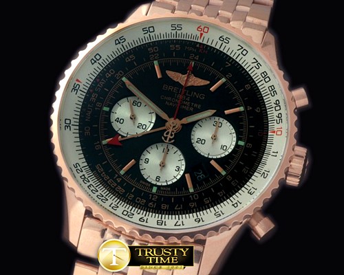 브라이틀링 Navitimer GMT RG/RG Black A7750 -BSW0284B