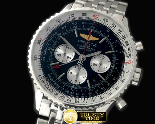 브라이틀링 Navitimer GMT SS/SS Black A7750 -BSW0285B